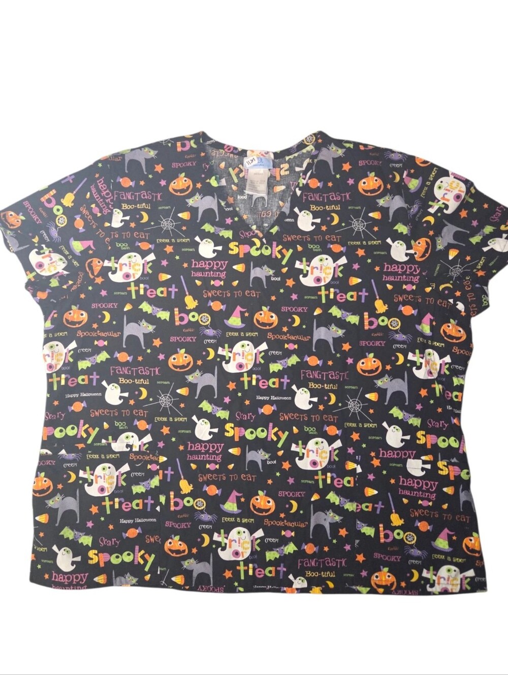 SB Scrubs Halloween Scrub Top